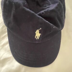 Ralph Lauren Dark Blue Cap with Embroidered Logo